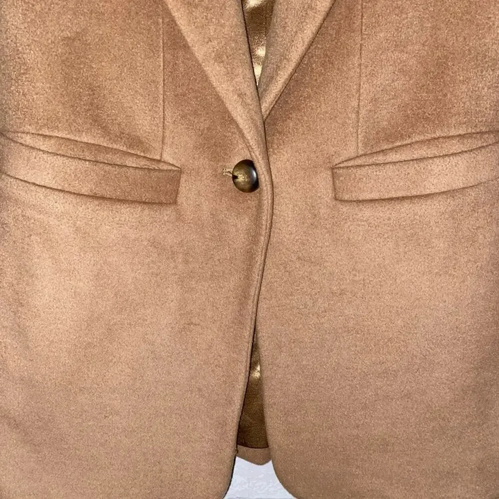 Emerson Fry $328 JUDE Jacket Camel Wool Cashmere sz 00 NWOT